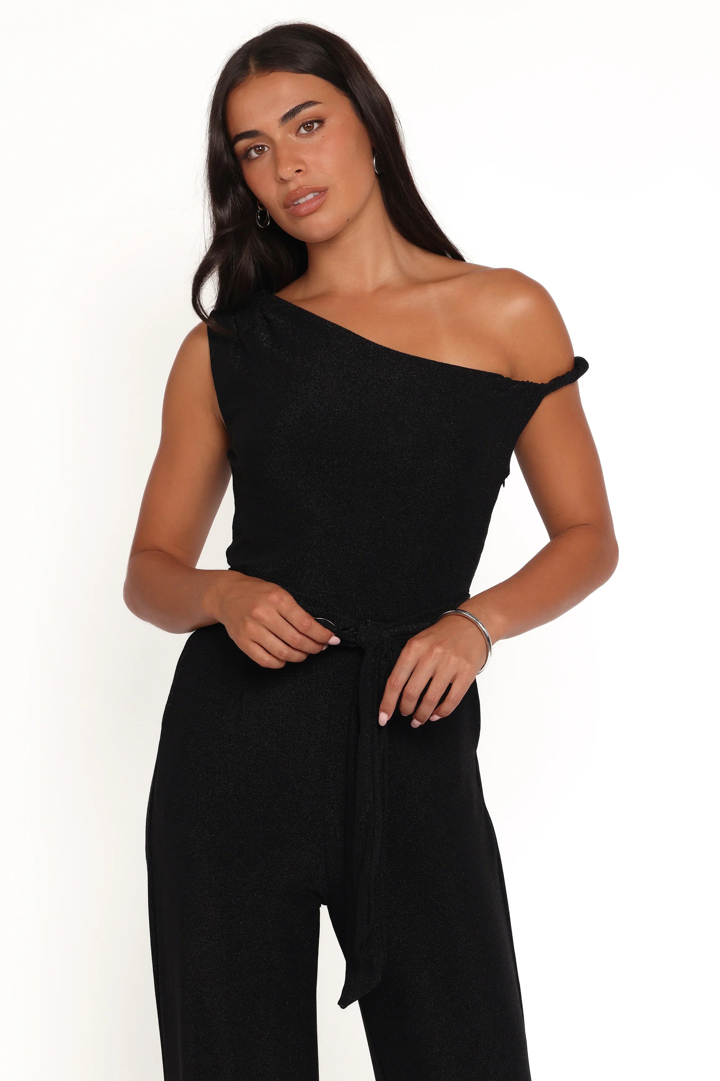 Katarina Off Shoulder Jumpsuit Black