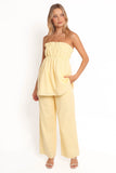 Ember Cotton Pants Butter Yellow