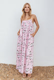 Lumina Maxi Dress Pink Floral