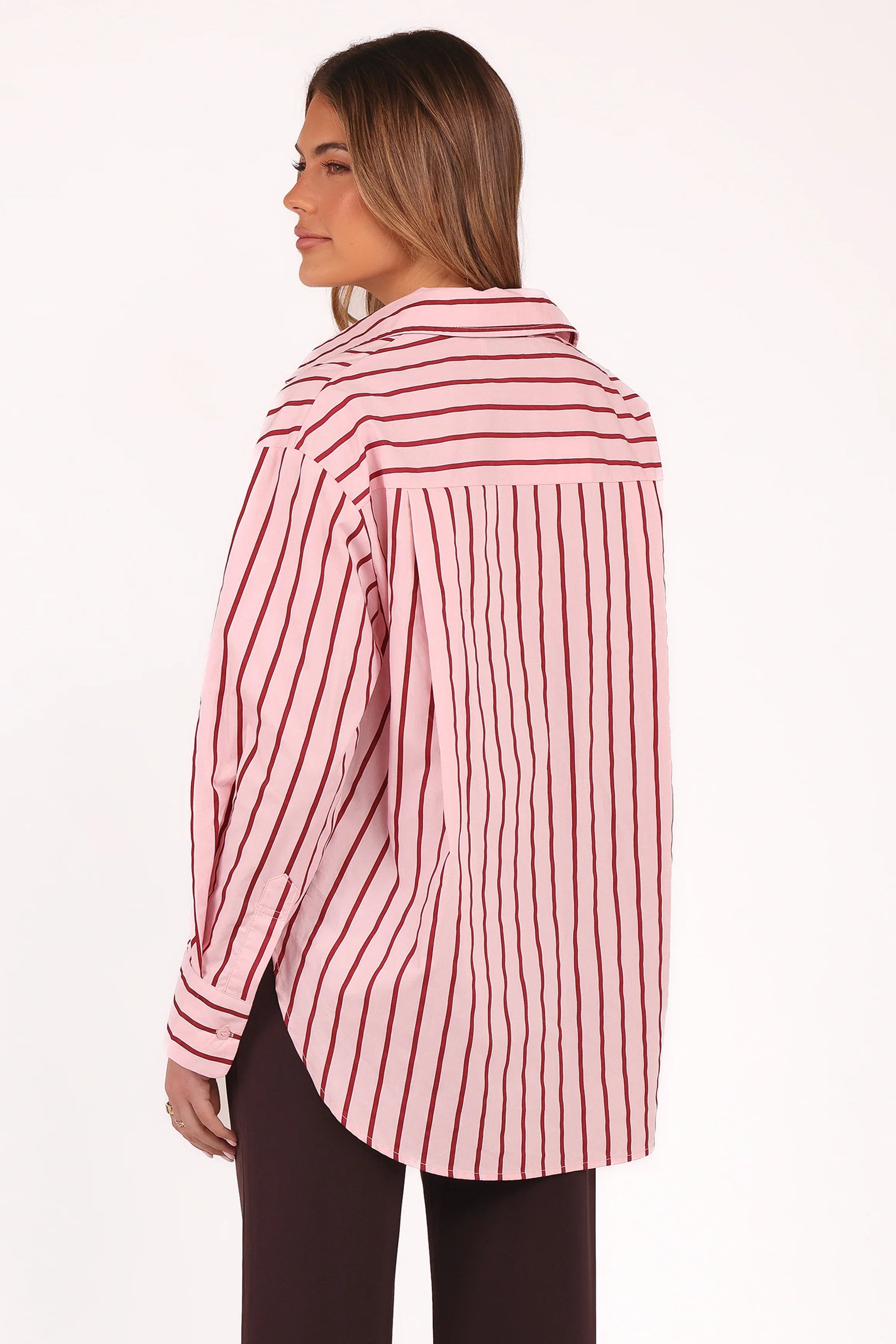 Adam Stripe Shirt Pink