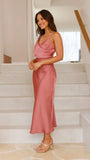 Audrey Maxi Dress Baked Rose