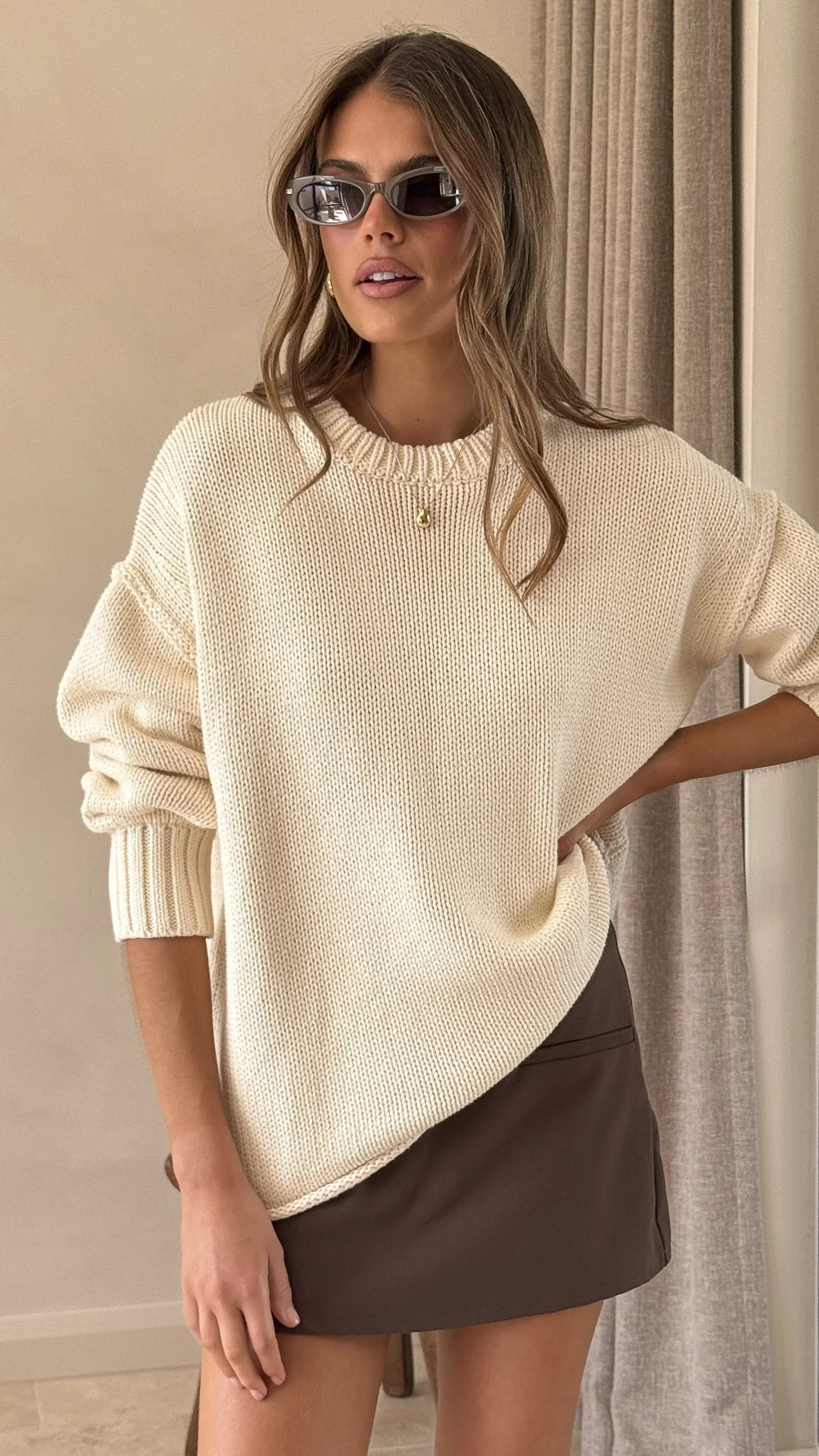 Jase Knit Beige