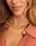 Juness Clover Charm Necklace