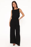 Brenna Cotton Jumpsuit Black
