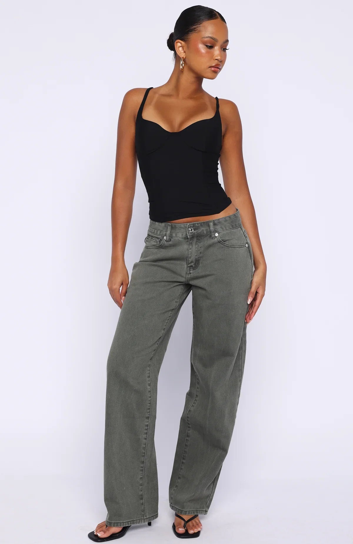 Club Party Top Black