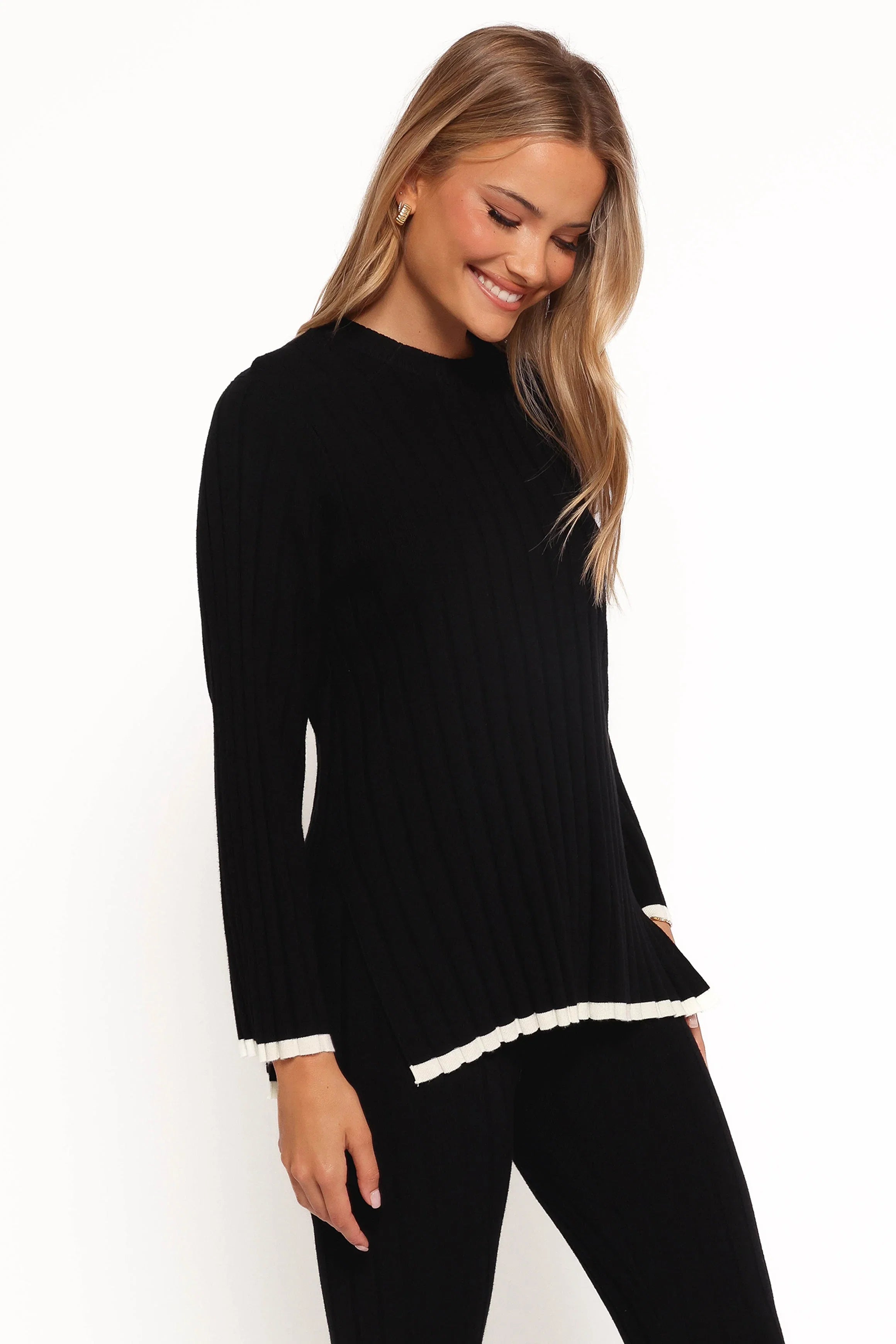 Dora Knit Top Black
