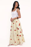 Remira Midi Skirt Yellow Cherry
