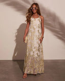 Renah Halter Floral Maxi Dress