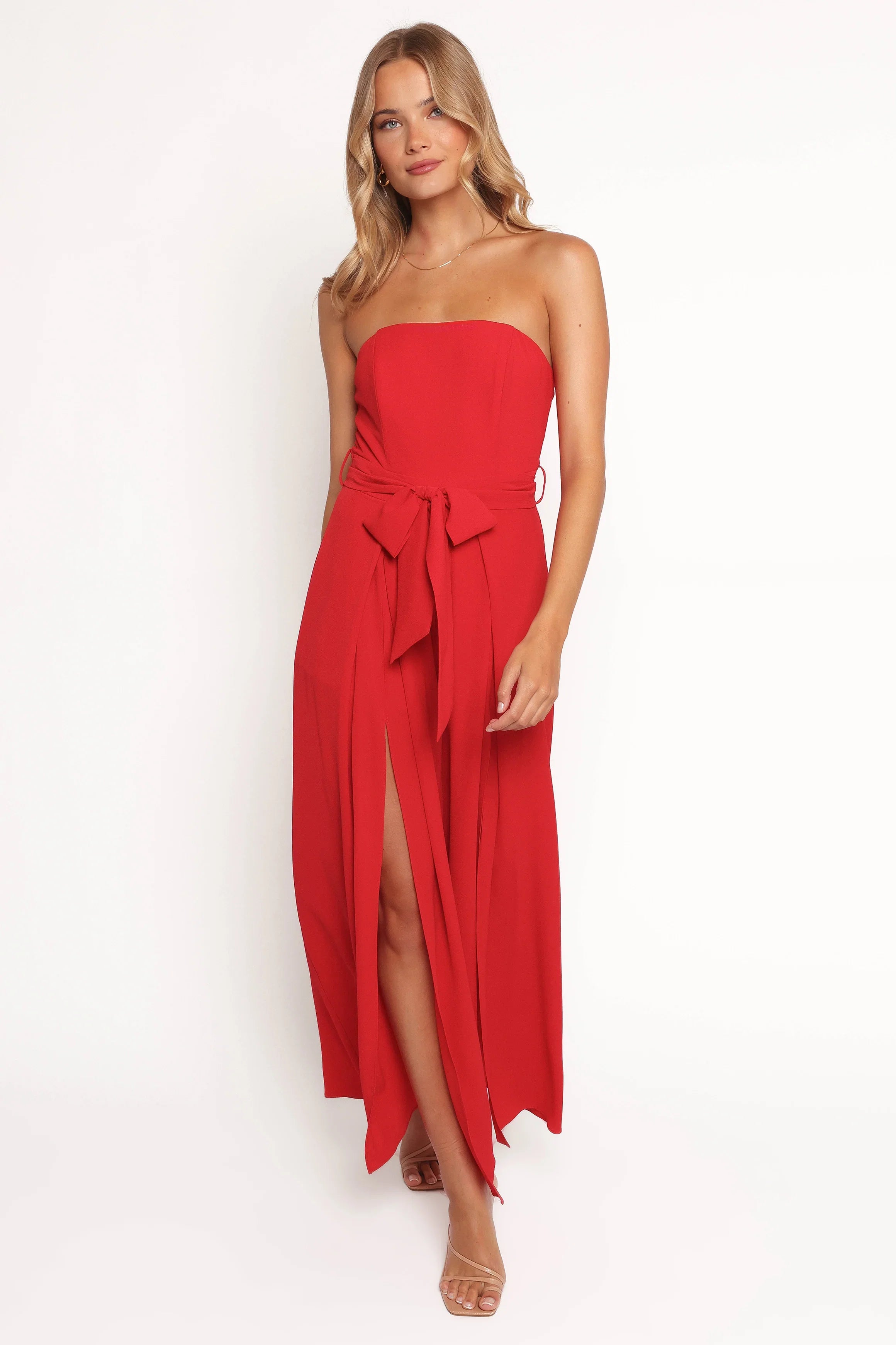 Chanellie Jumpsuit Red