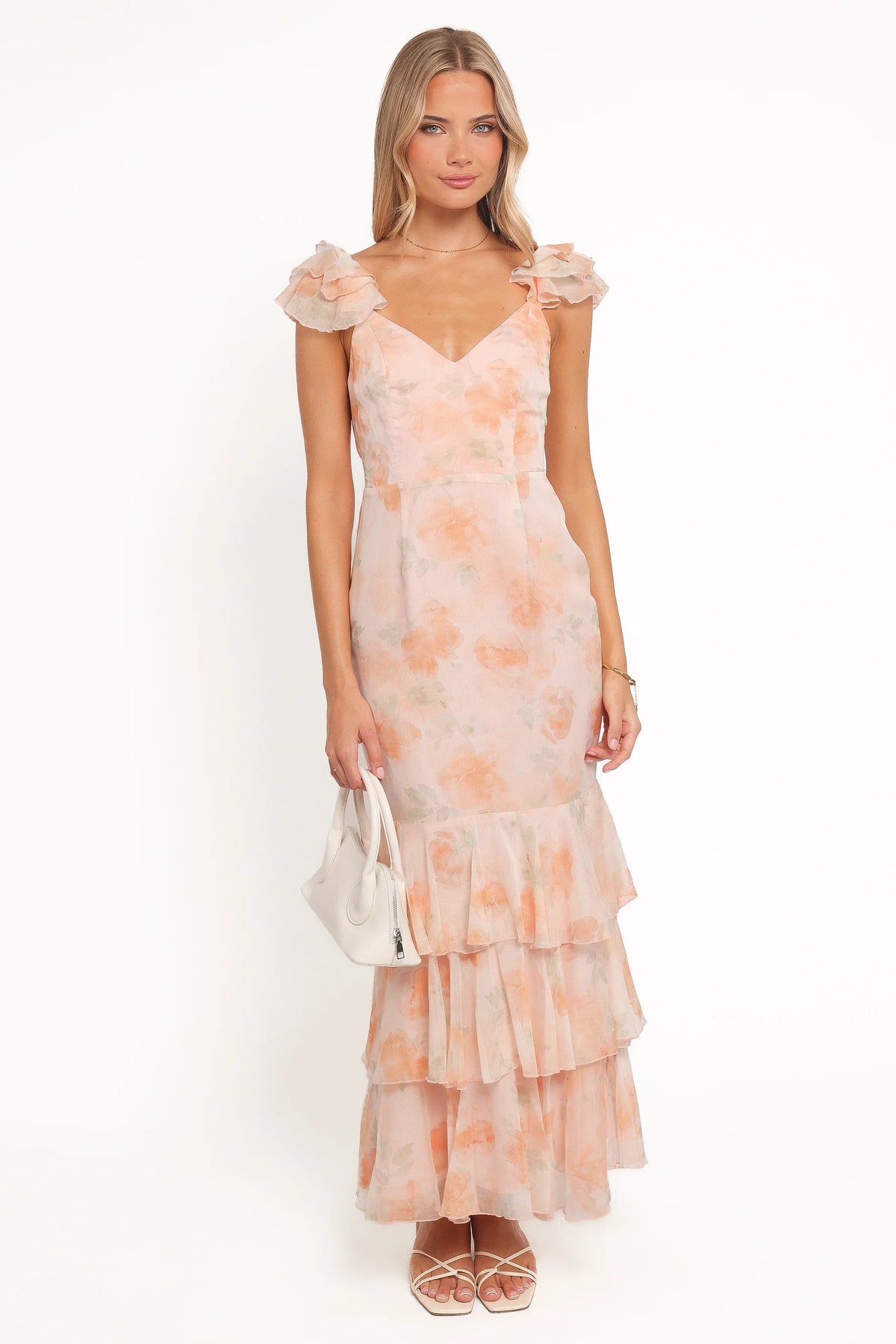 Lydia Maxi Dress Pink Floral