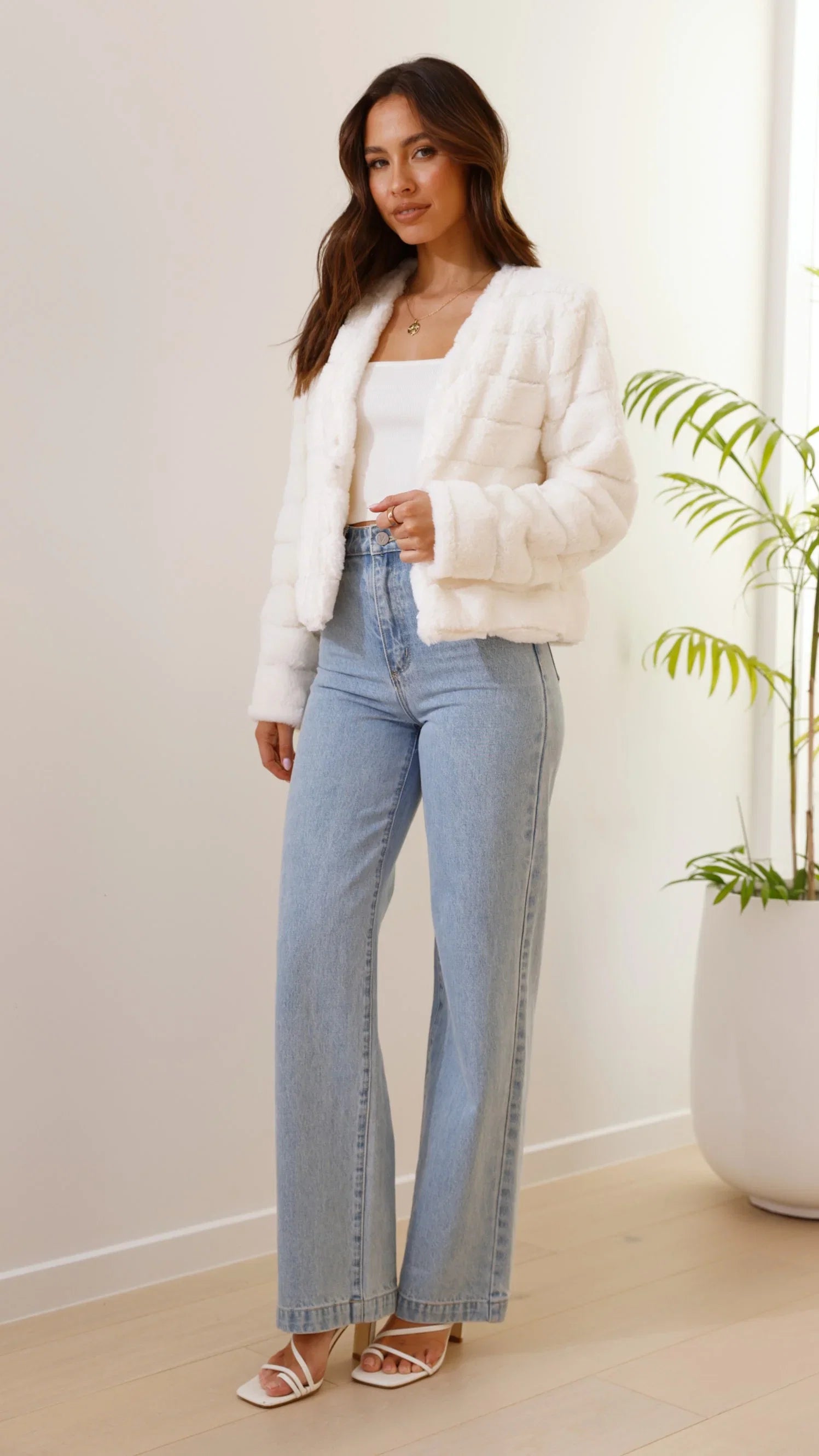 Tully Crop Jacket White