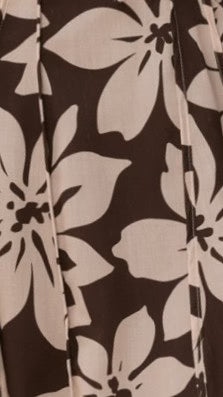 Solange Maxi Dress Chocolate Floral
