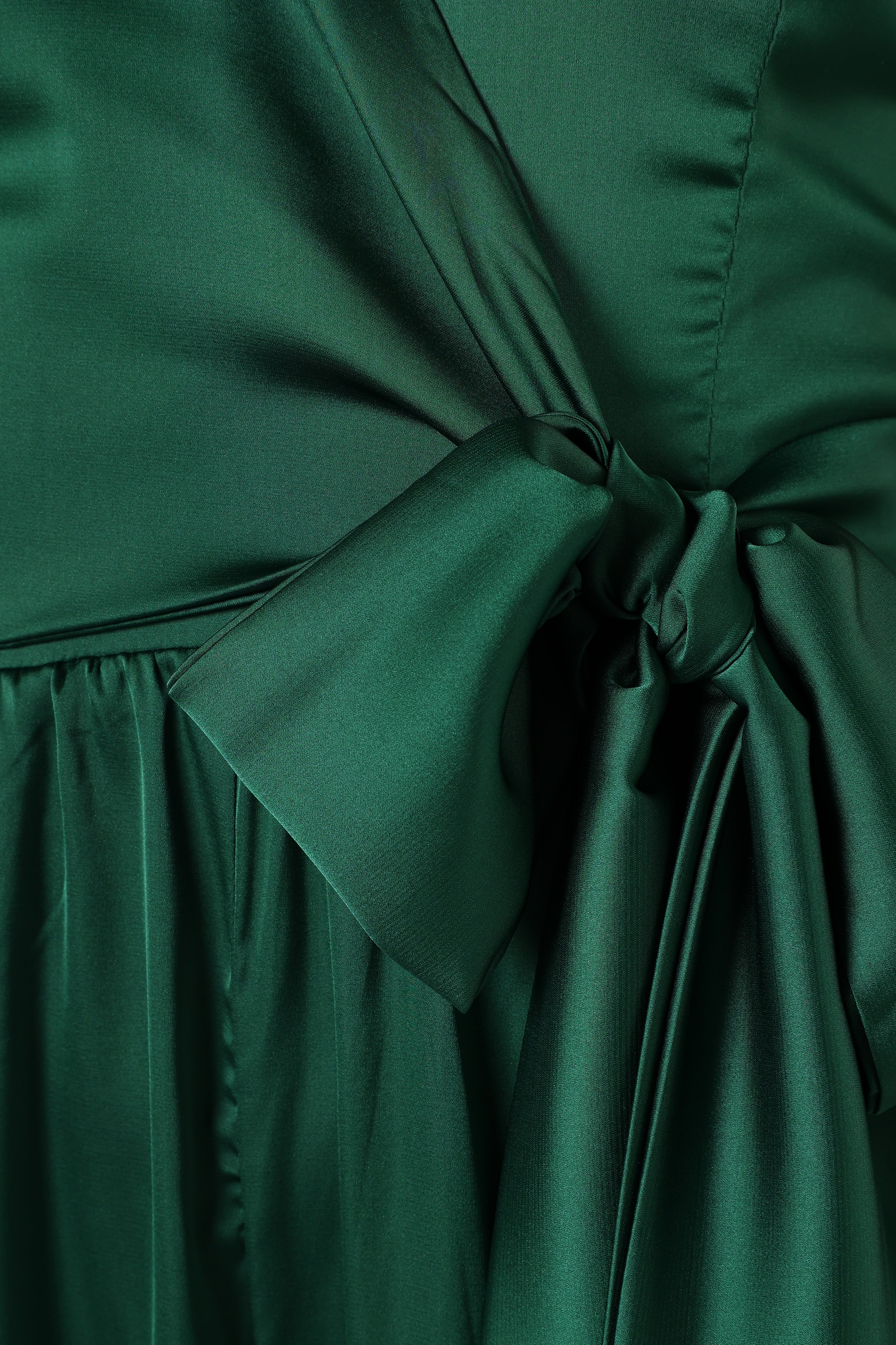 Tanya Strapless Jumpsuit Emerald