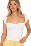 Maura Top White