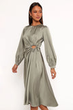 Windsor Long Sleeve Maxi Dress Olive