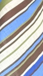 Karina Strapless Mini Dress Blue Khaki Stripe