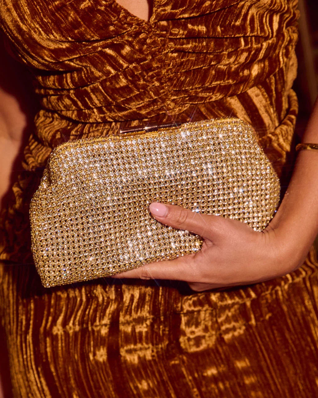 First Toast Embellished Clutch