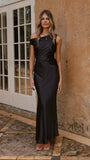 Auria Off Shoulder Maxi Dress Black
