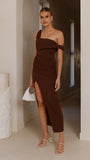 Gardenia Maxi Dress Chocolate