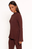 Adrienne Knit Top Chocolate