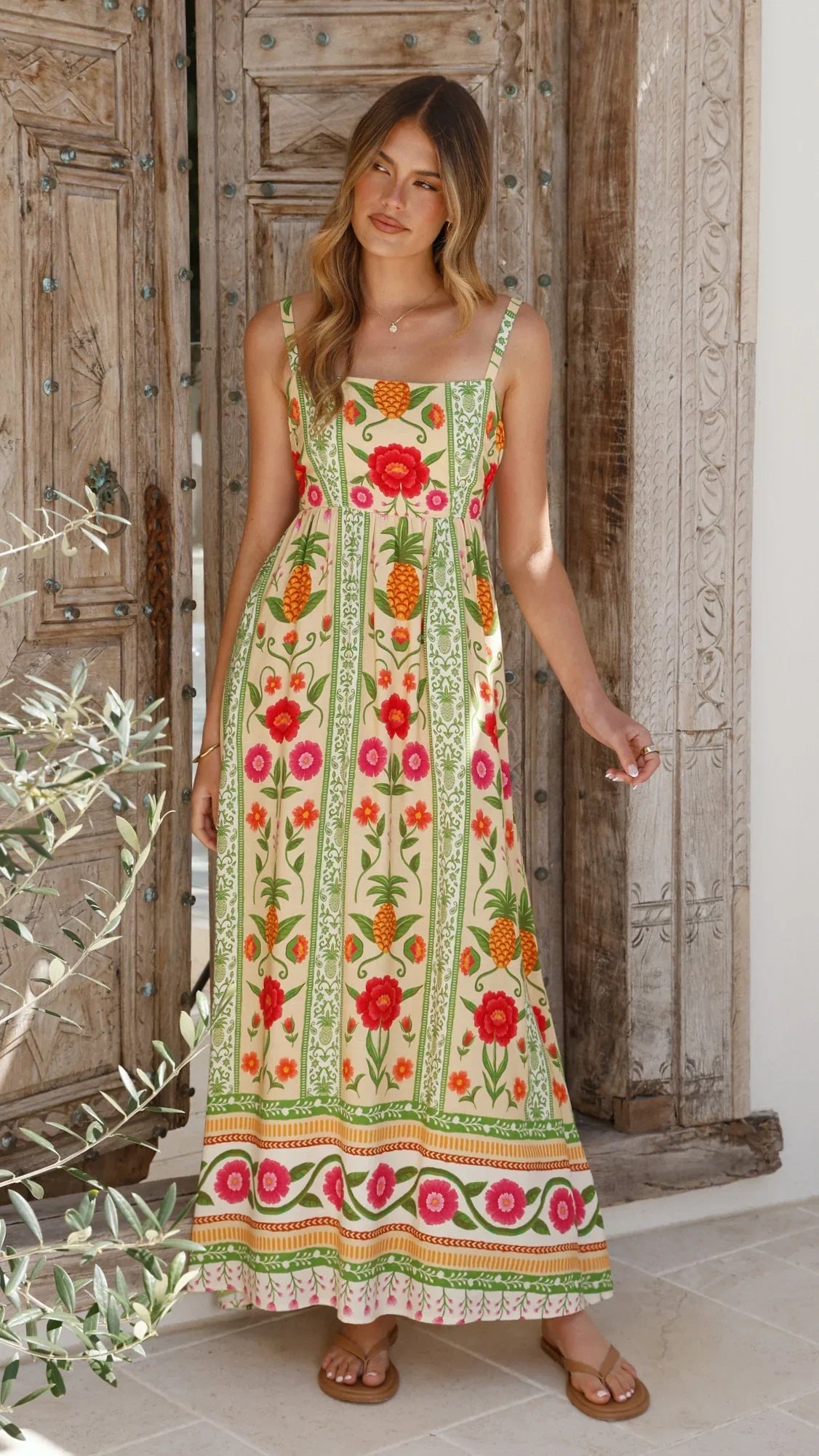 Keziah Maxi Dress Sunkissed Print