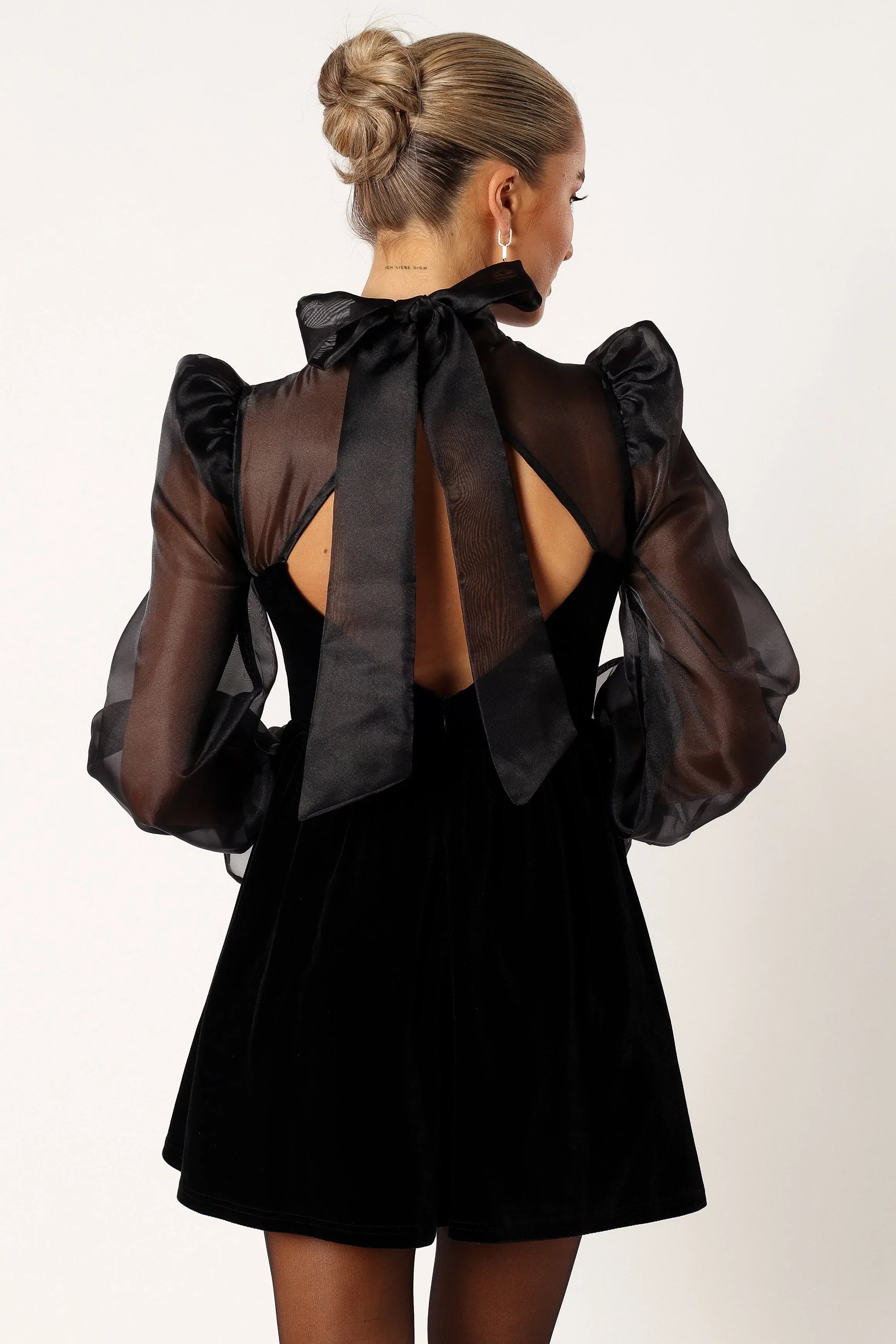 Blaire Longsleeve Mini Dress Black