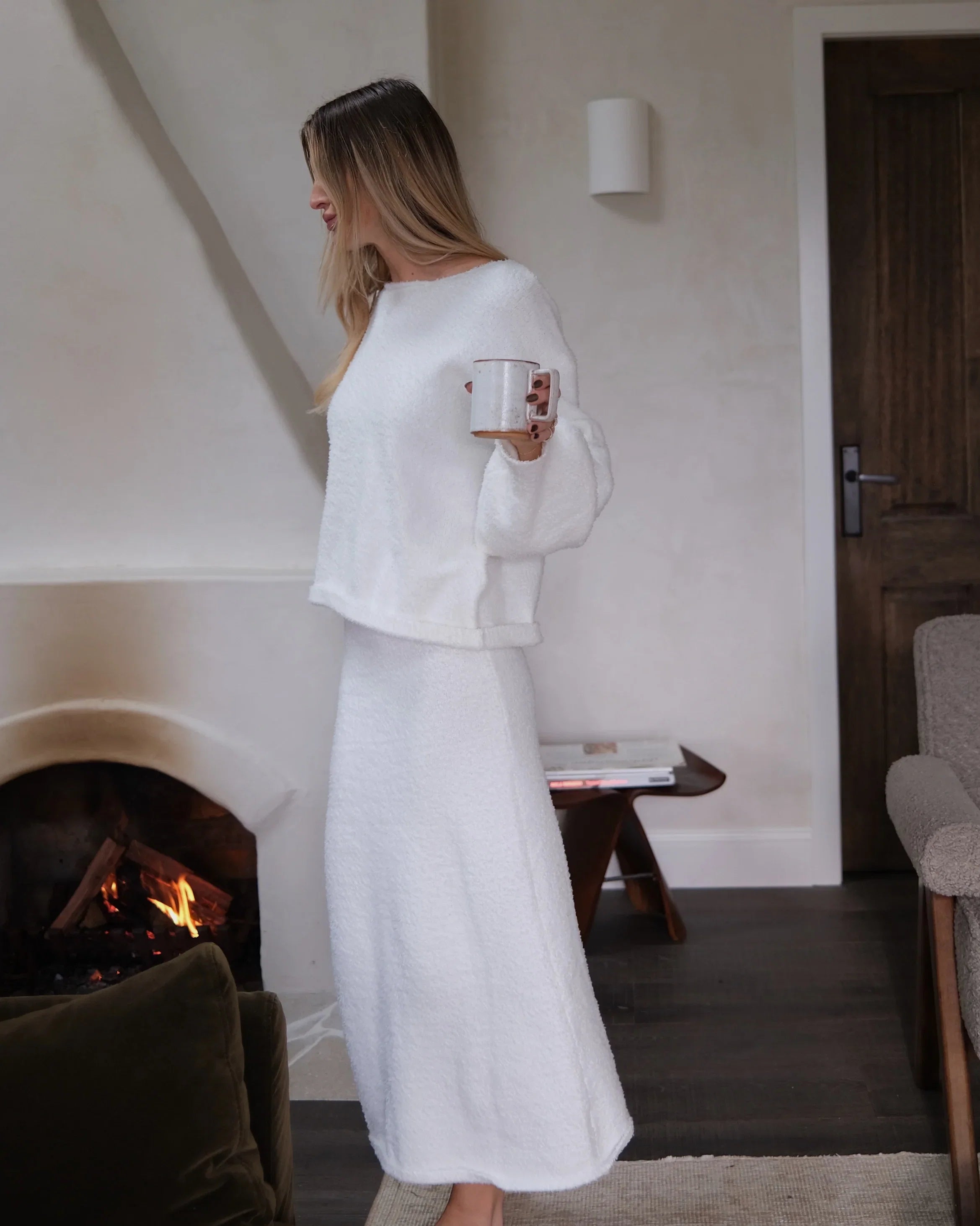 Cohen Knit Jumper Off White