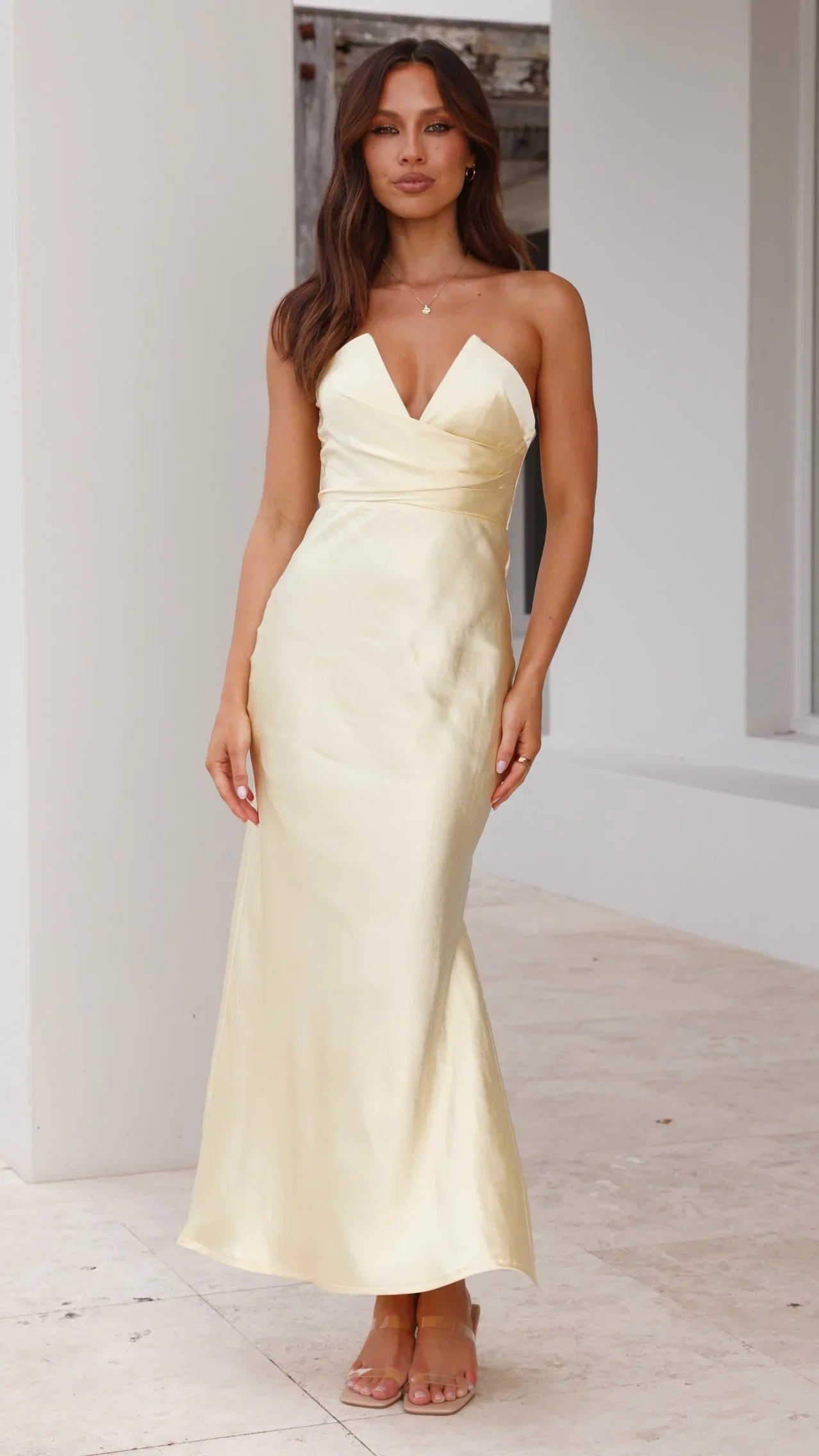 Valerie Maxi Dress Yellow