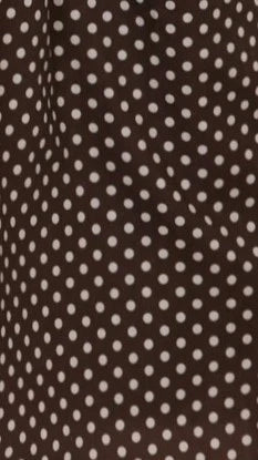 Rachel Tie Back Maxi Dress Chocolate White Spot