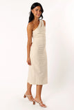 Gibson One Shoulder Midi Dress Oatmeal