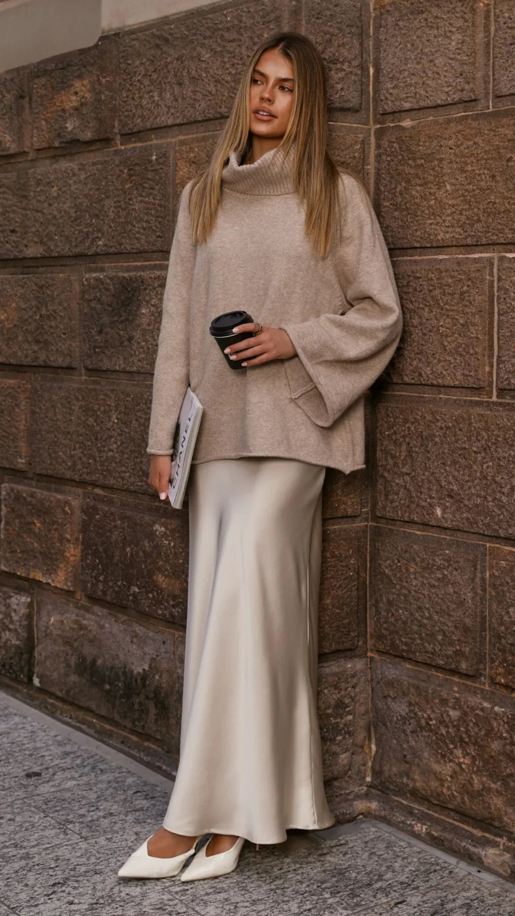 Jacques Knitted Jumper Oatmeal