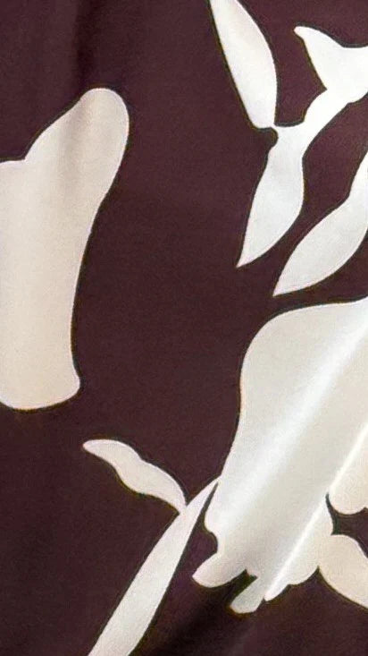 Hadas Maxi Dress Chocolate White Print