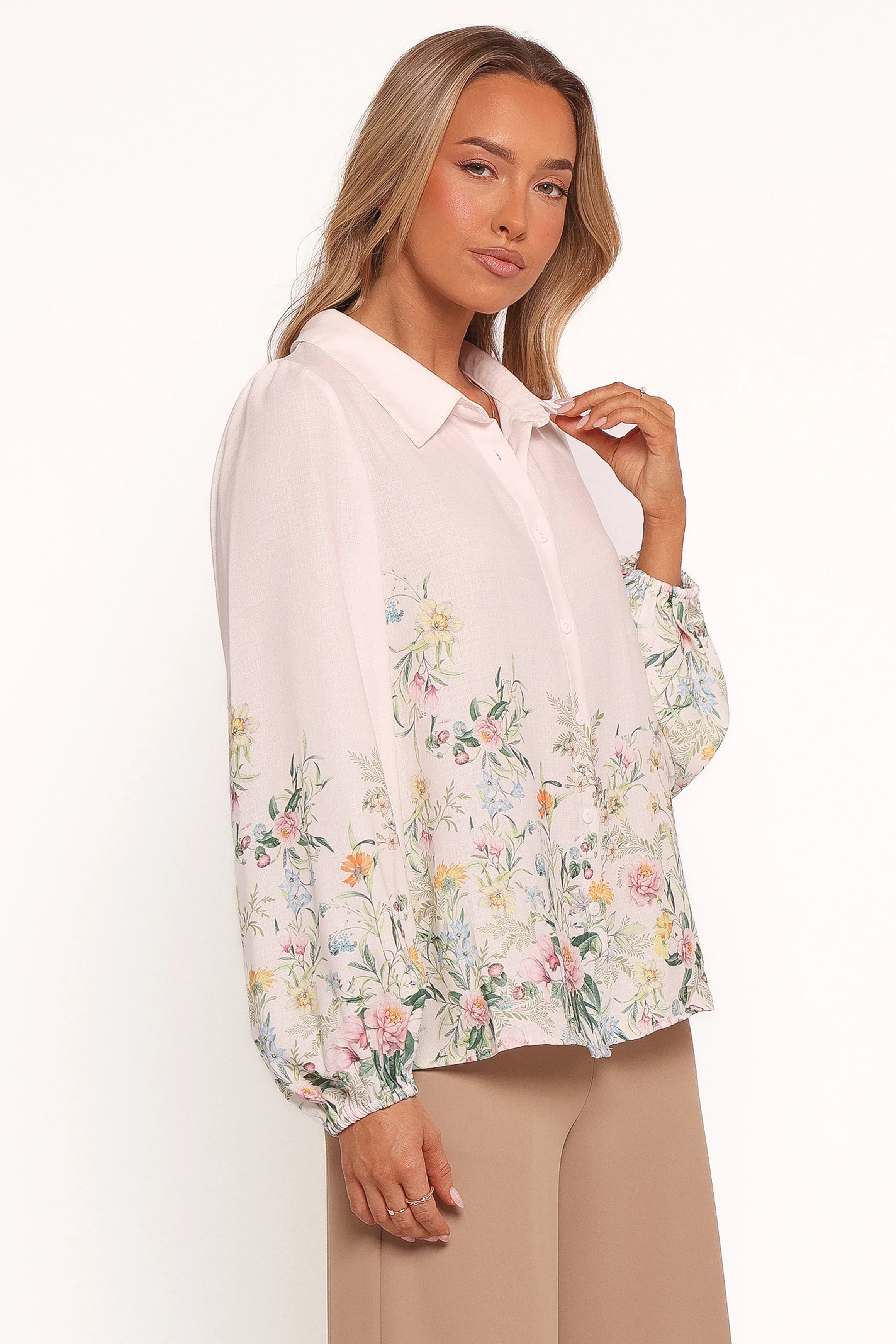 Avis Top Pink Floral