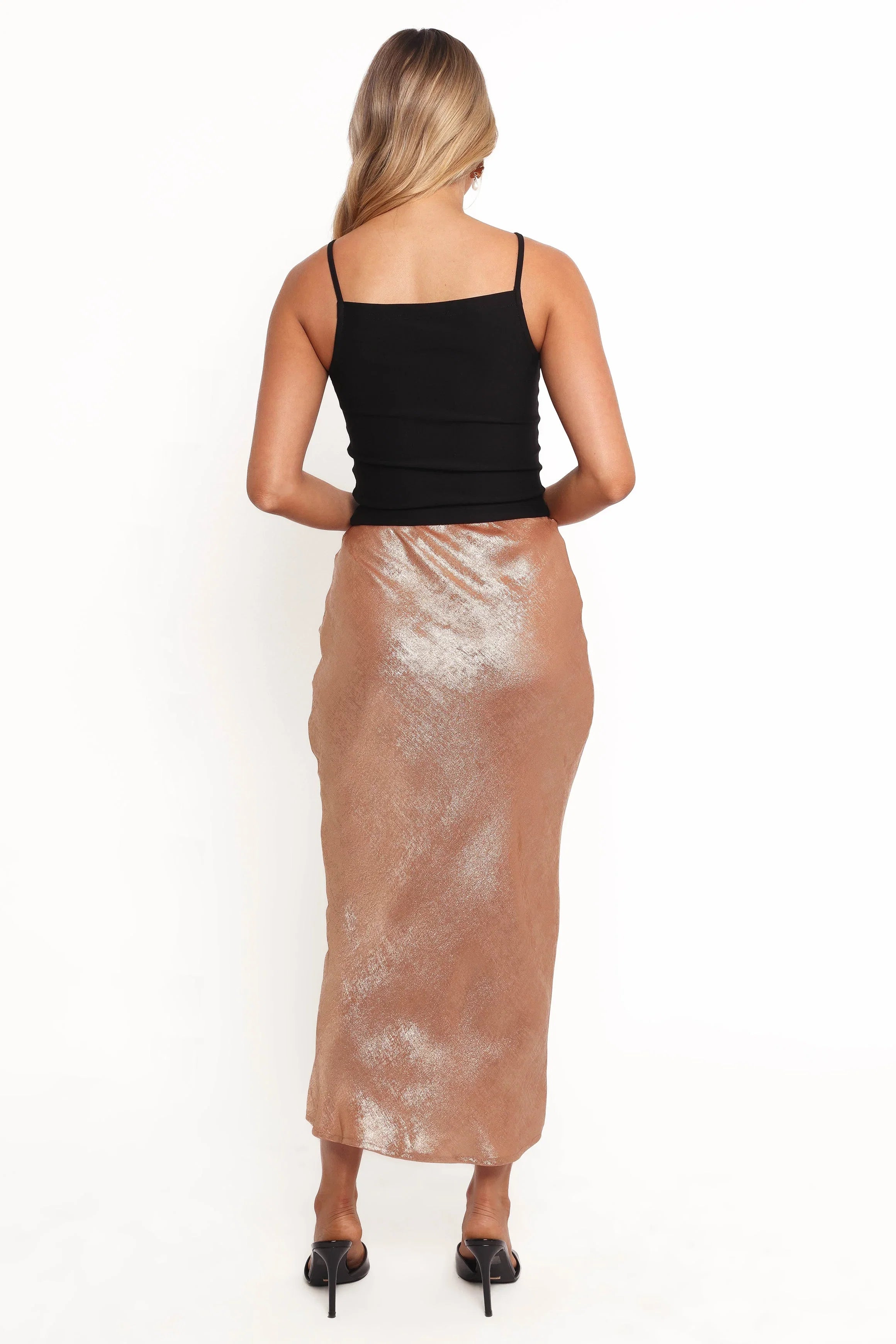 Mata Midi Skirt Golden Sand