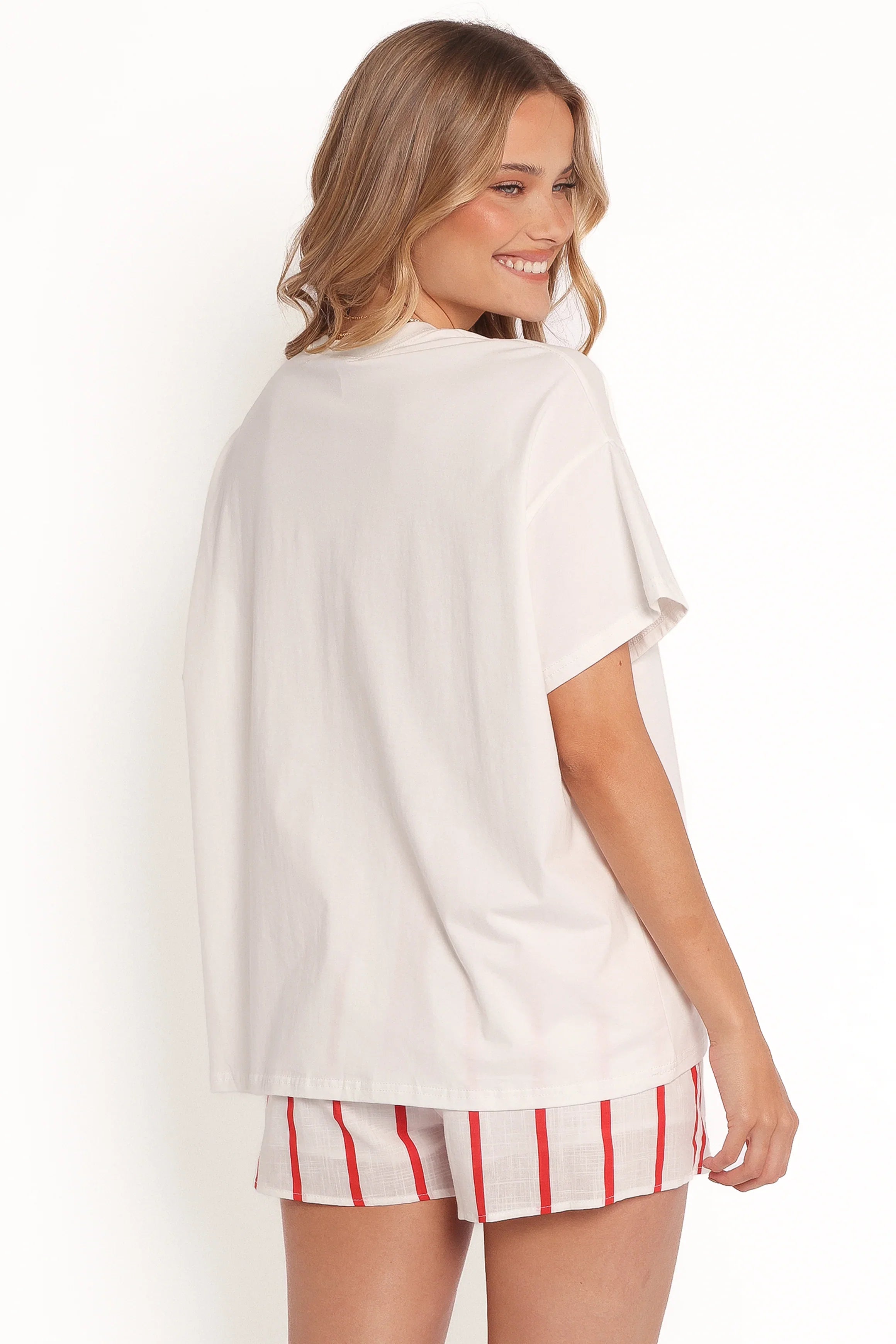 Aperitivo Tee Set White Red Aperitivo
