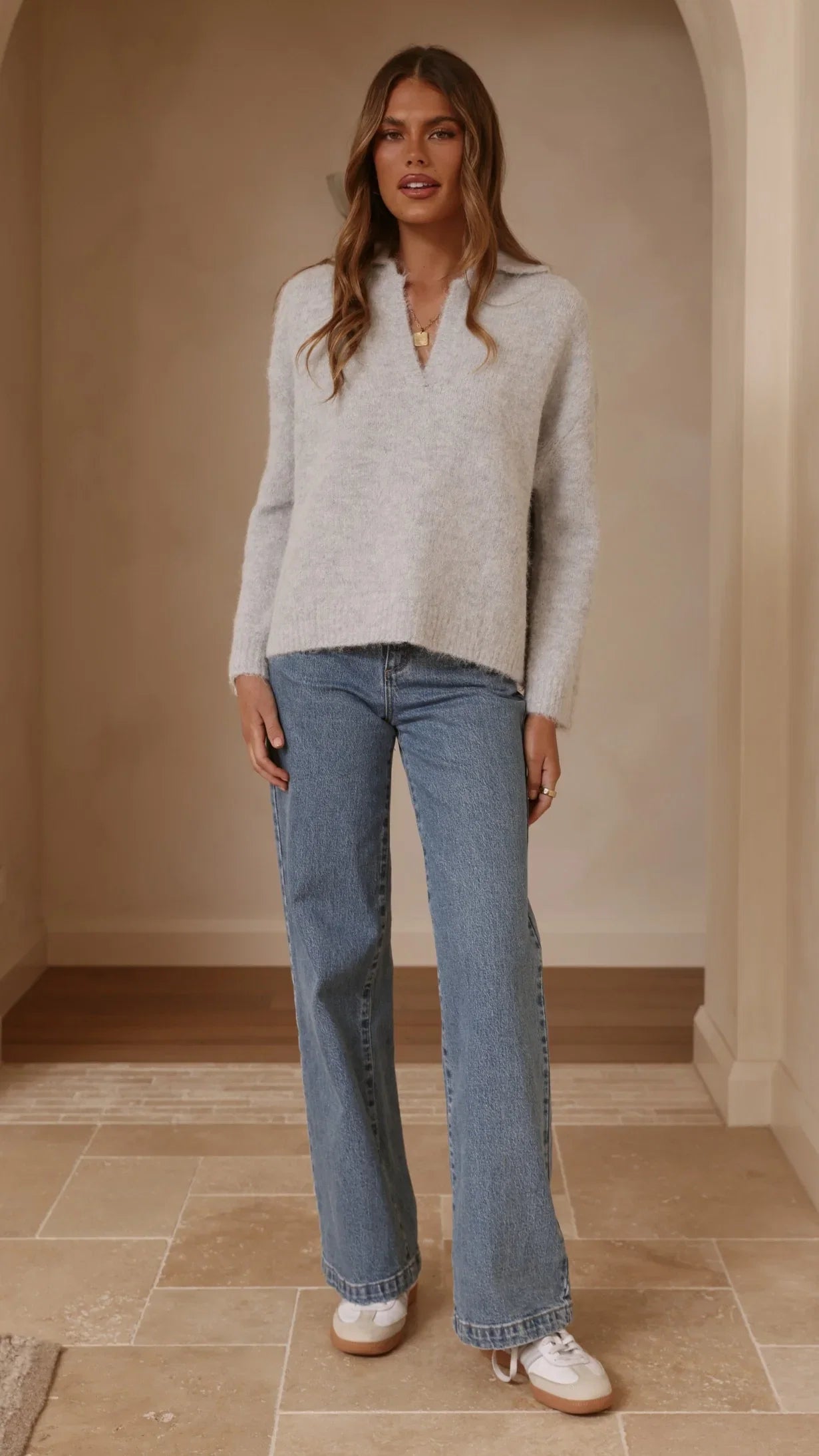 Kouvr Knit Sweater Grey