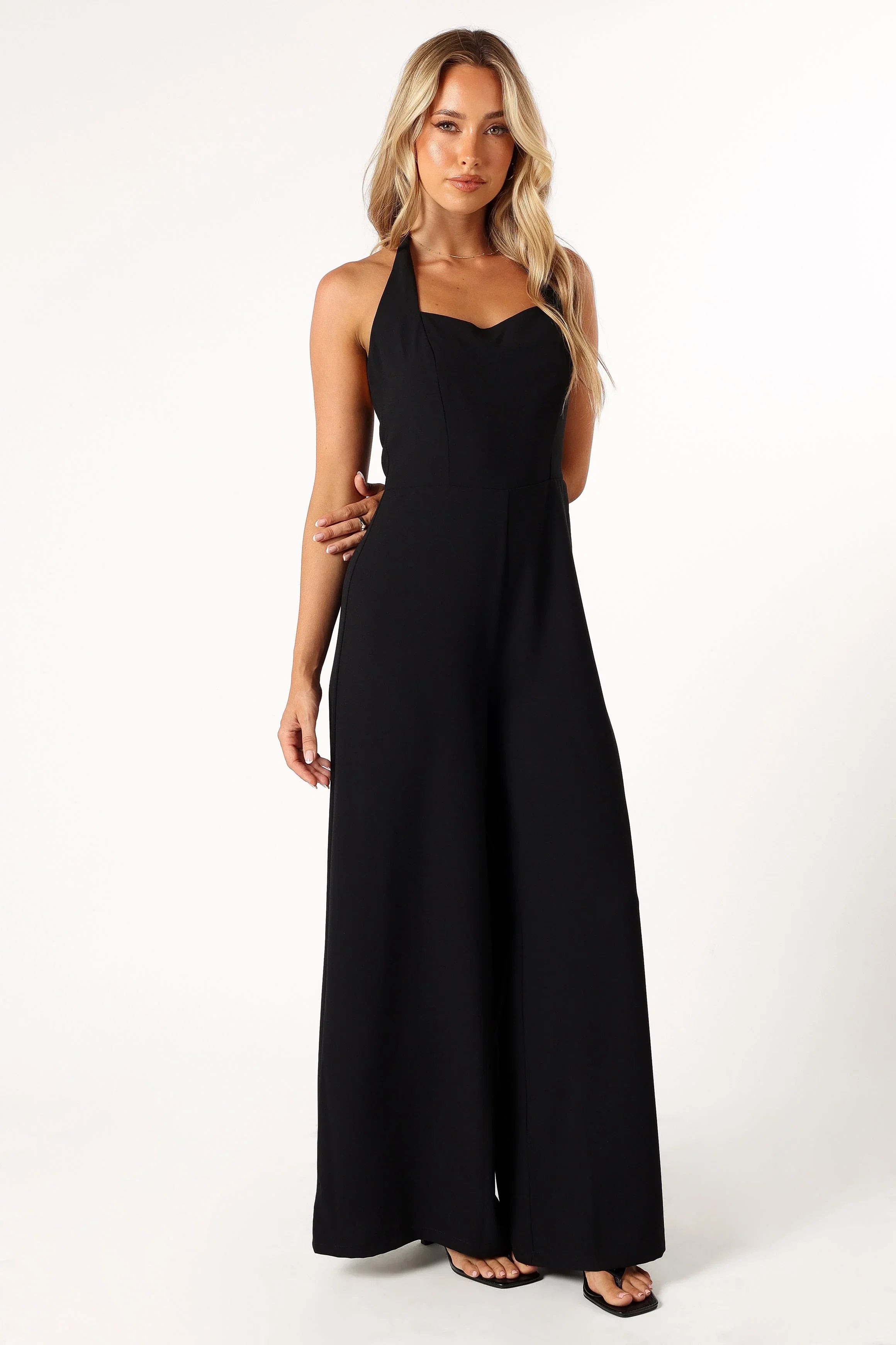 Mathias Halterneck Jumpsuit Black