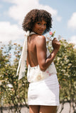 Willa Halterneck Top White Floral