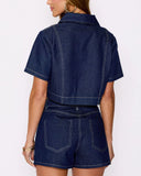 Rowan Denim Skort