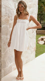 Lacey Mini Dress White