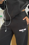 Vol 1 Wide Leg Sweatpants Charcoal