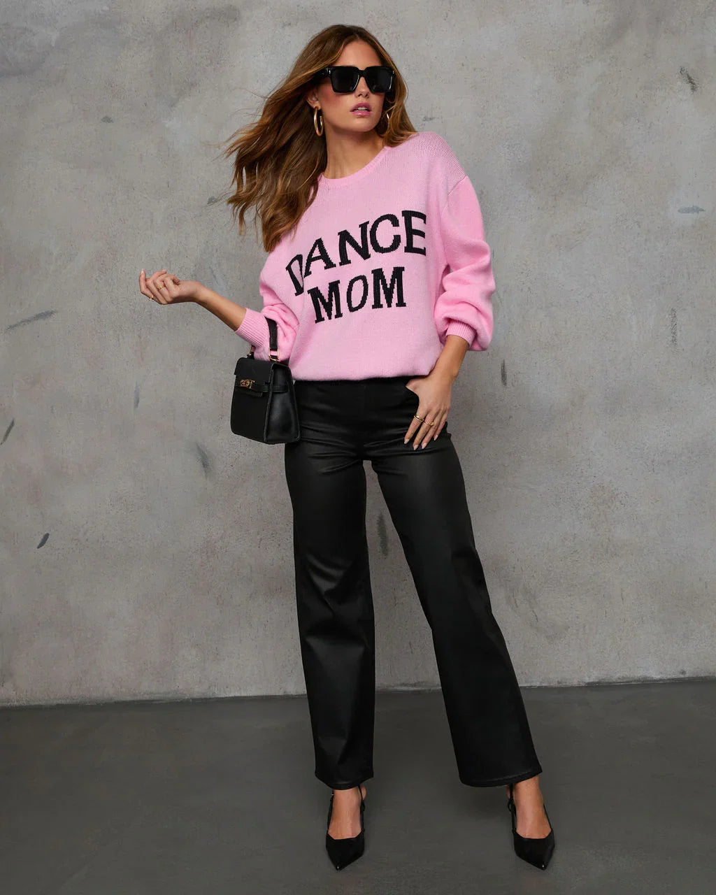 Dance Mom Knit Pullover Sweater