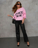 Dance Mom Knit Pullover Sweater