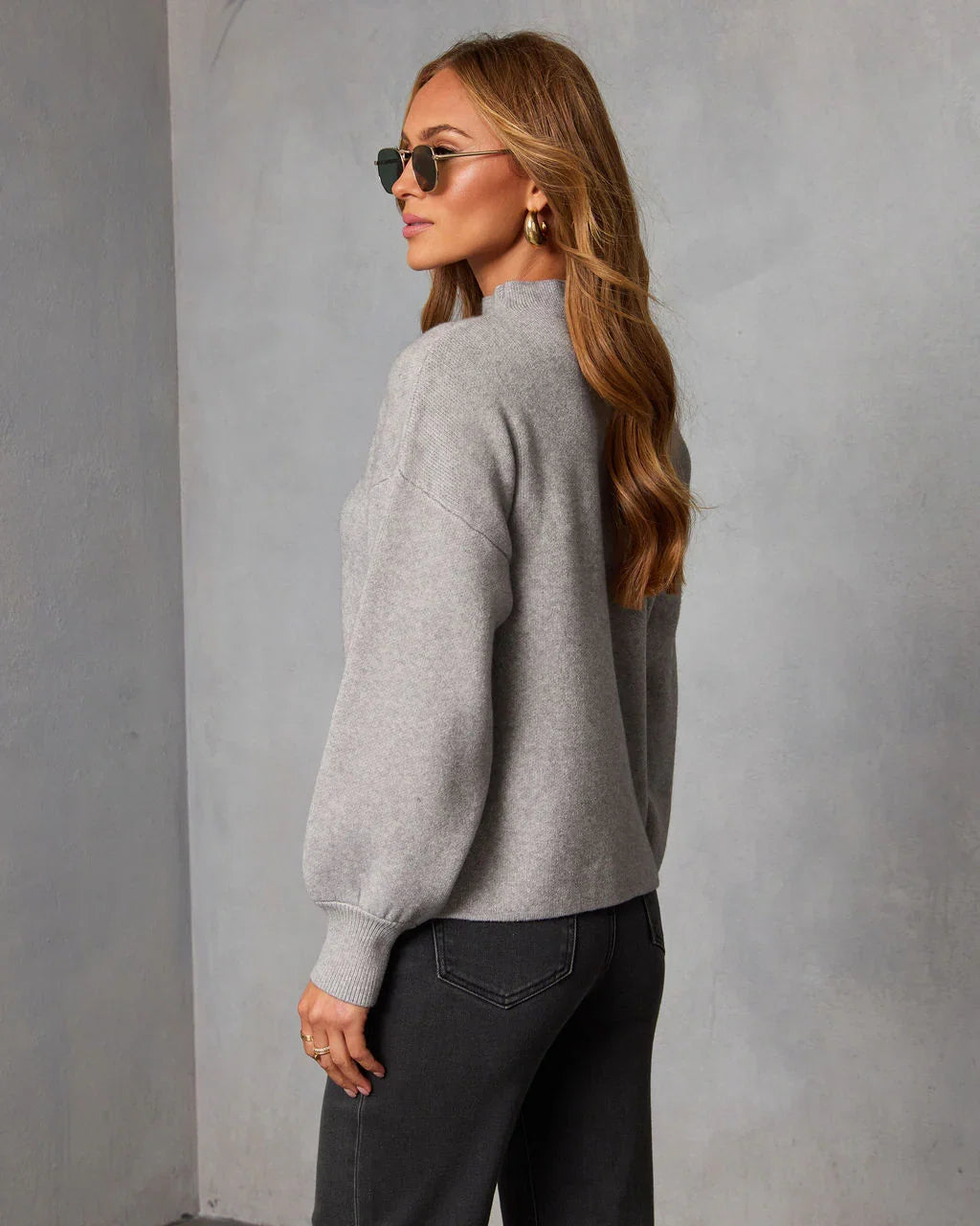 Amsterdam Mock Neck Sweater