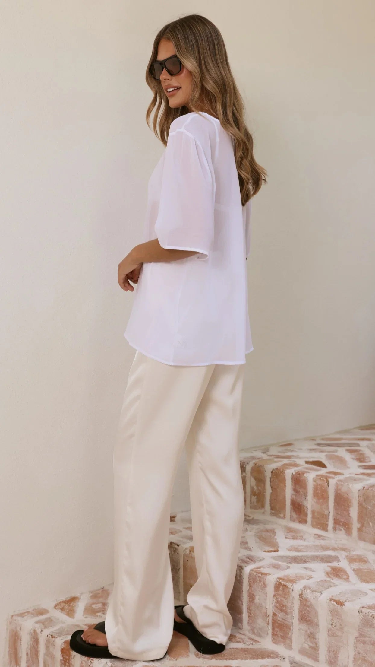 Davette Mesh T Shirt White