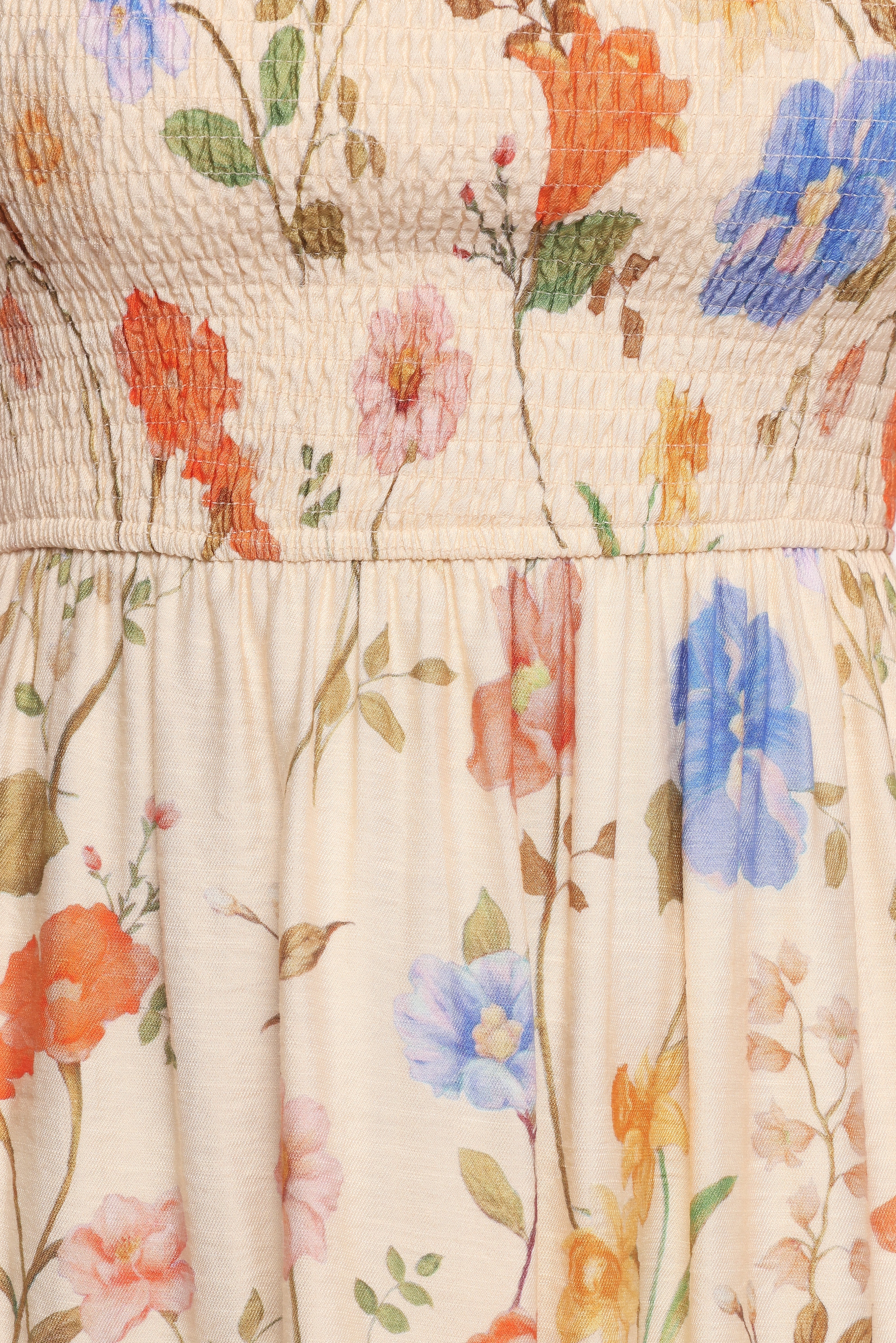 Cecelia Puff Sleeve Maxi Dress Floral