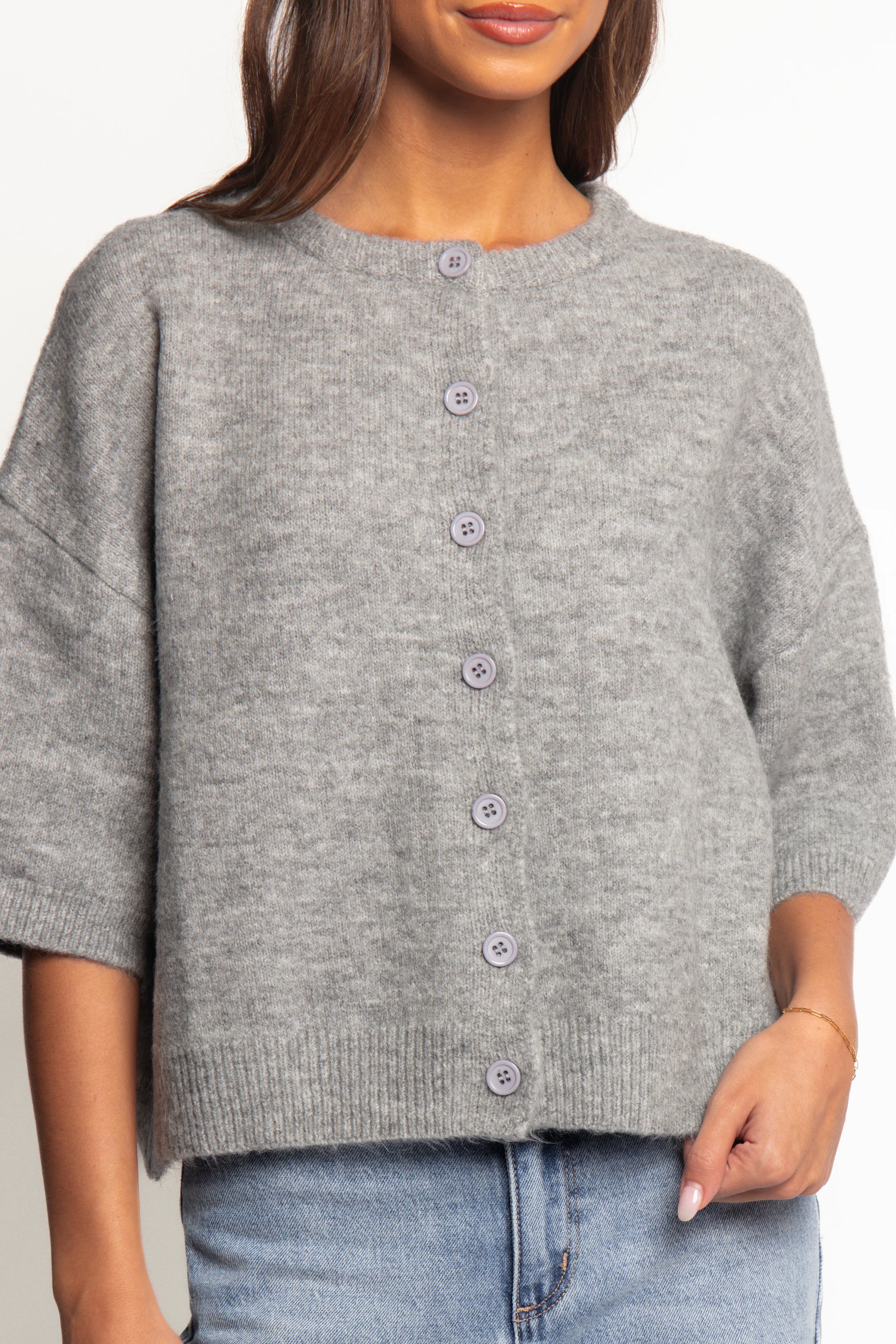 Lilith Knit Top Grey