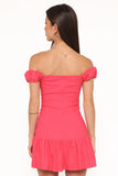 Lily Mini Dress Berry
