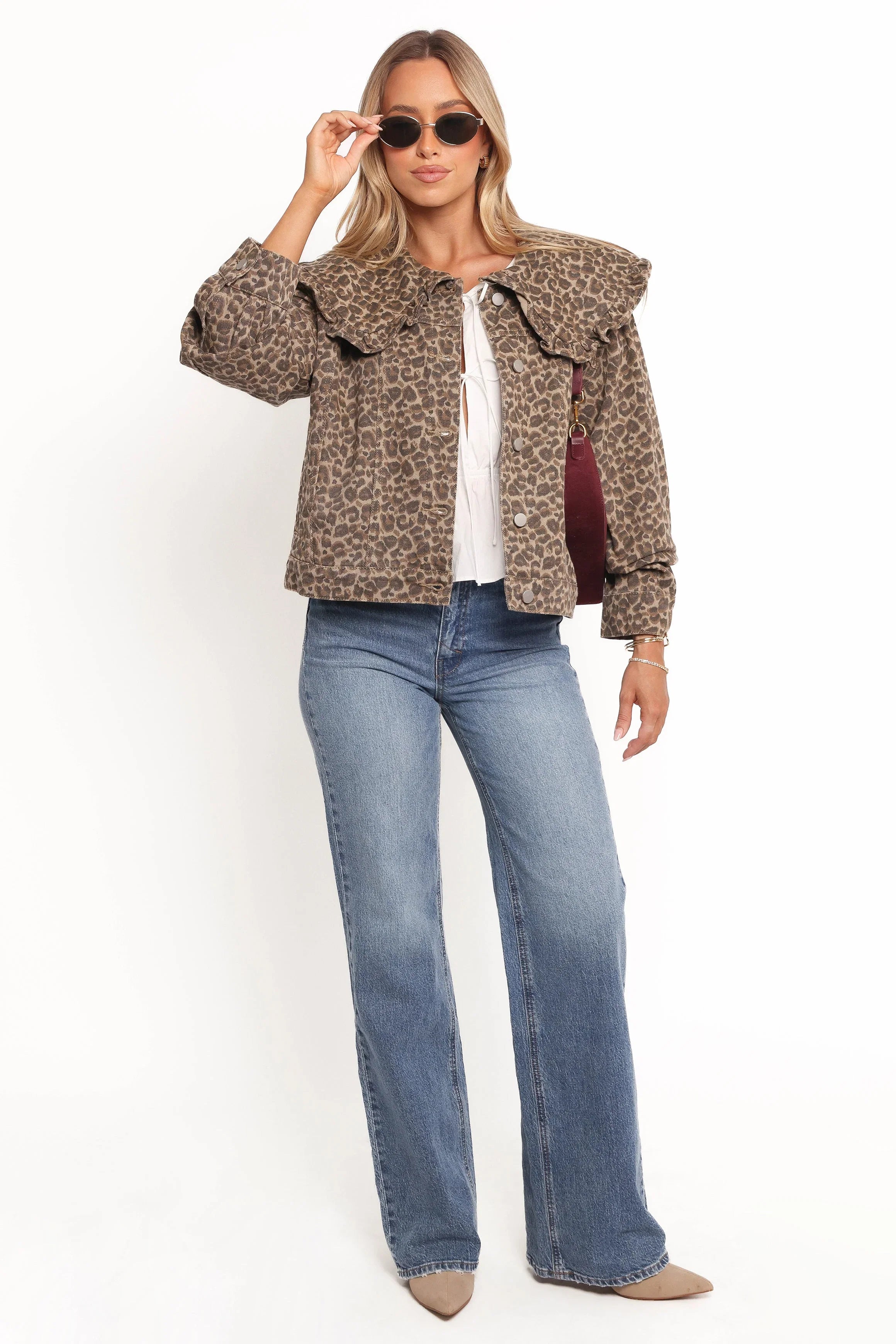 Jaelle Leopard Print Jacket Leopard