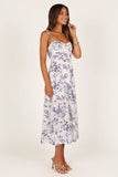 Azelia Dress Blue Floral